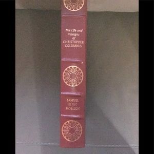 Leatherbound Easton Prs about Columbus travels